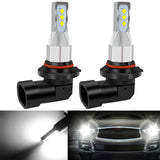 Maxbell 2 Pieces LED Lamp Bulbs Plug and Play Mini DC 12V Fits for Car Spare Parts 9006 HB4