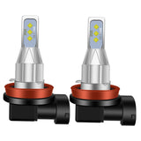 Maxbell 2 Pieces LED Lamp Bulbs Plug and Play Mini DC 12V Fits for Car Spare Parts H8 H11