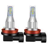 Maxbell 2 Pieces LED Lamp Bulbs Plug and Play Mini DC 12V Fits for Car Spare Parts H8 H11