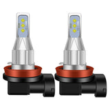 Maxbell 2 Pieces LED Lamp Bulbs Plug and Play Mini DC 12V Fits for Car Spare Parts H8 H11