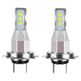 Maxbell 2 Pieces LED Lamp Bulbs Plug and Play Mini DC 12V Fits for Car Spare Parts H7