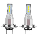Maxbell 2 Pieces LED Lamp Bulbs Plug and Play Mini DC 12V Fits for Car Spare Parts H7