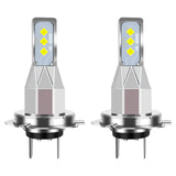 Maxbell 2 Pieces LED Lamp Bulbs Plug and Play Mini DC 12V Fits for Car Spare Parts H7