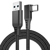 Maxbell Link Cable Fast Charge 90 Degree for Quest 2 VR Headset Black 3m 10ft