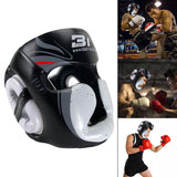 Maxbell Boxing Head Guard Muaythai Martial Removable Synthetic Karate for Training Black  M