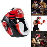 Maxbell Boxing Head Guard Muaythai Martial Removable Synthetic Karate for Training Red M