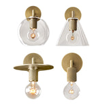 Maxbell Nordic Glass Ball Wall Lamp Sconce Gold Wall Lights Fixtures for Staircase A