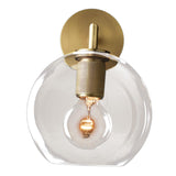 Maxbell Nordic Glass Ball Wall Lamp Sconce Gold Wall Lights Fixtures for Staircase B