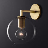 Maxbell Nordic Glass Ball Wall Lamp Sconce Gold Wall Lights Fixtures for Staircase B