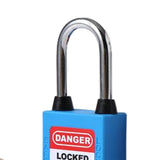 Maxbell Lockout Tagout Locks Safety Padlocksteel Shackle Lightweight Blue