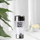 Maxbell Auto Self Stirring Mug Battery Operate Stainless Steel for Kitchen Hiking no handle