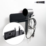 Maxbell Punch Free Hair Dryer Holder Wall Mount Support for Bedroom Hair Salon