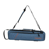 Maxbell Flute Case Lightweight Flute Accessories Portable Wear Resistant Dark Blue