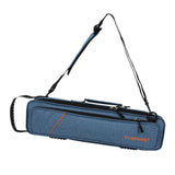 Maxbell Flute Case Lightweight Flute Accessories Portable Wear Resistant Dark Blue