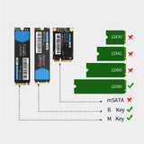 Maxbell Heat Sink Heatsink with Silicone Pad Cooling Cooler Radiator for M.2 2280 Black
