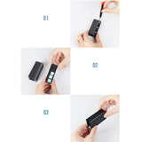 Maxbell Heat Sink Heatsink with Silicone Pad Cooling Cooler Radiator for M.2 2280 Black