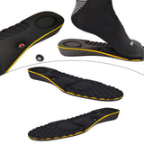 Maxbell 2 Pieces Universal Magnetic Massage Insoles Foot Relieve Pressure 4cm Height