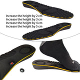 Maxbell 2 Pieces Universal Magnetic Massage Insoles Foot Relieve Pressure 2cm Height