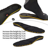 Maxbell 2 Pieces Universal Magnetic Massage Insoles Foot Relieve Pressure 2cm Height