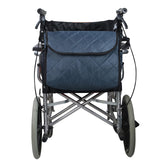 Maxbell Wheelchair Bag Storage Pouch Tote for Travel Rollator Seniors Dark Blue