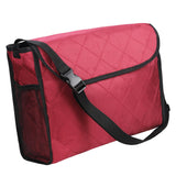 Maxbell Wheelchair Bag Storage Pouch Tote for Travel Rollator Seniors Burgundy