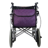 Maxbell Wheelchair Bag Storage Pouch Tote for Travel Rollator Seniors Purple