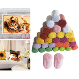Maxbell 30X DIY Crochet Latch Hook Cutter Rug Yarn for Sewing Knitting Making Type 2