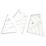 Maxbell 3Pcs Clear Patchwork Quilting Ruler Multifunctional DIY Sewing Supplies