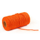 Maxbell Twisted Cotton Rope Soft Bag String Beading Braided Rope Craft Orange