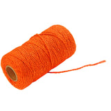 Maxbell Twisted Cotton Rope Soft Bag String Beading Braided Rope Craft Orange