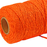 Maxbell Twisted Cotton Rope Soft Bag String Beading Braided Rope Craft Orange