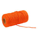 Maxbell Twisted Cotton Rope Soft Bag String Beading Braided Rope Craft Orange