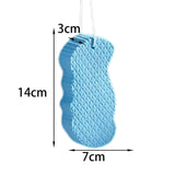 Maxbell Exfoliating Bath Sponge SPA Scrub Exfoliating Reusable for Baby Adults Blue