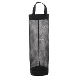 Maxbell Grocery Bag Holder Storage Pouch Plastic Bag Dispenser for Kitchen Black