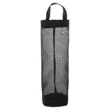 Maxbell Grocery Bag Holder Storage Pouch Plastic Bag Dispenser for Kitchen Black