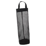 Maxbell Grocery Bag Holder Storage Pouch Plastic Bag Dispenser for Kitchen Black