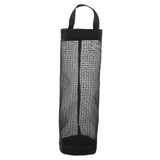 Maxbell Grocery Bag Holder Storage Pouch Plastic Bag Dispenser for Kitchen Black