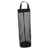 Maxbell Grocery Bag Holder Storage Pouch Plastic Bag Dispenser for Kitchen Black