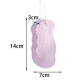 Maxbell Exfoliating Bath Sponge SPA Scrub Exfoliating Reusable for Baby Adults Pink