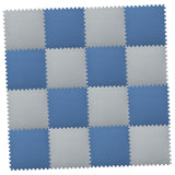 Maxbell EVA Baby Puzzle Mat Climbing Pad Floor Foam Play Mat Blue Gray 16Pcs