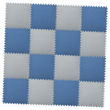 Maxbell EVA Baby Puzzle Mat Climbing Pad Floor Foam Play Mat Blue Gray 16Pcs