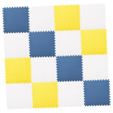 Maxbell EVA Baby Puzzle Mat Climbing Pad Floor Foam Play Mat Yellow White Blue 16