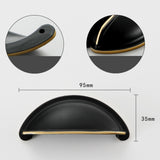 Maxbell Door Handle Kitchen Cupboard Door Cabinet Drawer Pull Handles Black Gold