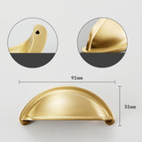 Maxbell Door Handle Kitchen Cupboard Door Cabinet Drawer Pull Handles Brass