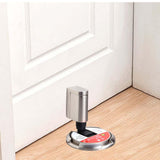 Maxbell Anti Collision Door Stops Adjustable Height for Bedroom Brushed Nickel