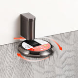 Maxbell Anti Collision Door Stops Adjustable Height for Bedroom Brushed Gray