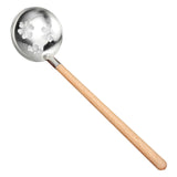 Maxbell 304 Stainless Steel Spoon Ladle Wooden Handle for Hot Pot Slotted