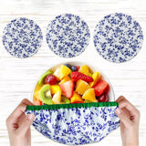 Maxbell 3Pcs Bowl Cover Kitchen Accessories Fresh-Keeping Reusable for Picnic Family