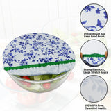 Maxbell 3Pcs Bowl Cover Kitchen Accessories Fresh-Keeping Reusable for Picnic Family