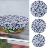 Maxbell 3Pcs Bowl Cover Kitchen Accessories Fresh-Keeping Reusable for Picnic Family